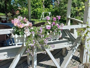 House, 2 Bedrooms, Balcony, Garden View | Garden - Charming Grandmas House in Bobacka (Hameenlinna)