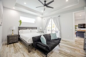 1 bedroom, iron/ironing board, Internet, bed sheets