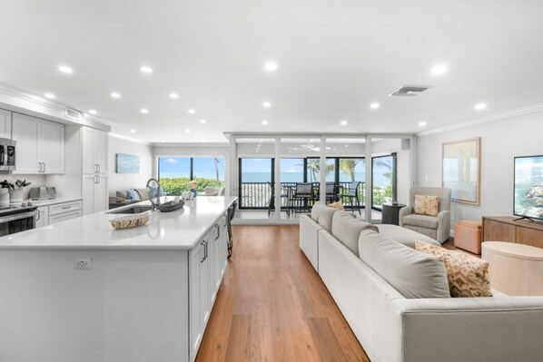 Appart'hôtel, 2 chambres | Coin séjour