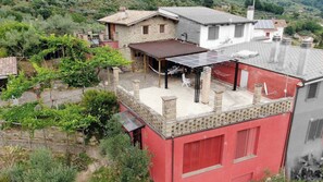 Ferienhaus, 1 Schlafzimmer, barrierefrei, eigener Pool | Fassade der Unterkunft