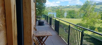 Vacation apartment directly on the beautiful Irrsee with its own bathing area