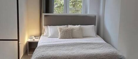 1 غرفة نوم وسرير سفر وواي فاي وملاءات أسرّة