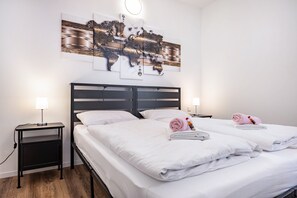 2 quartos, escrivaninha, Wi-Fi, roupa de cama