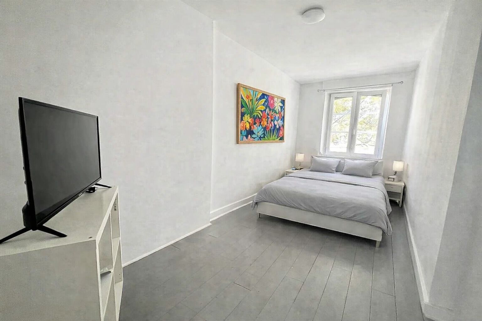 1 bedroom, travel crib, WiFi, bed sheets