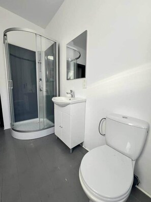 Bathroom - Rive Gauche F center - train station - airport (Charleroi)