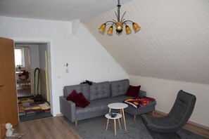 TV, table football, ping pong, computer monitors
