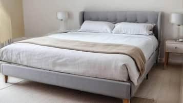 1 bedroom, iron/ironing board, travel crib, WiFi