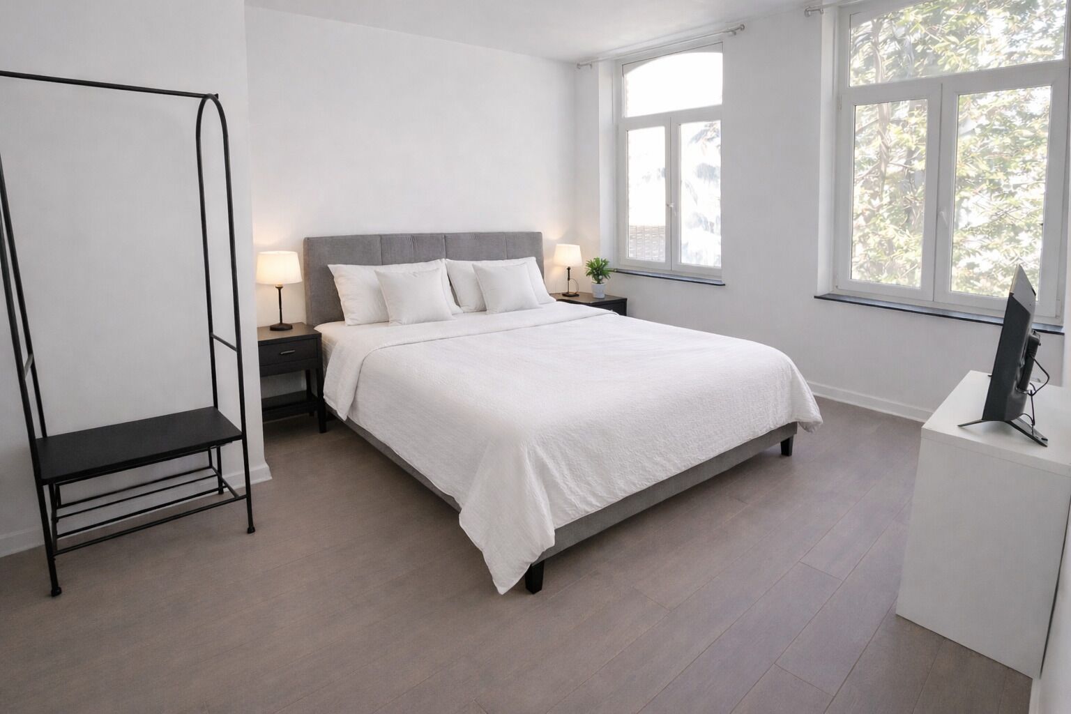 1 bedroom, iron/ironing board, travel crib, WiFi