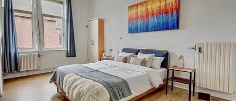 1 chambre, fer et planche à repasser, Wi-Fi, draps fournis