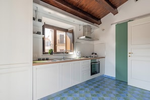 Apartment, 1 Double Bed with Sofa bed, City View | Private kitchen - Casa Sant'Agata con Terrazza by Wonderful Italy (Palermo)