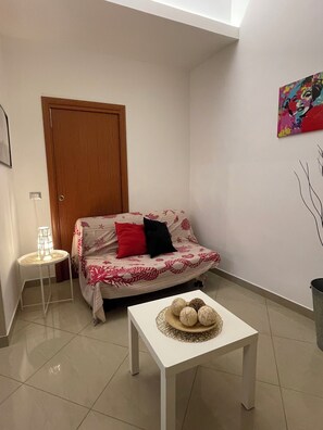 TV, DVD player, books