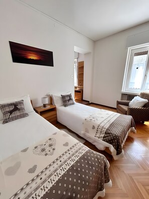 4 habitaciones, wifi y ropa de cama 