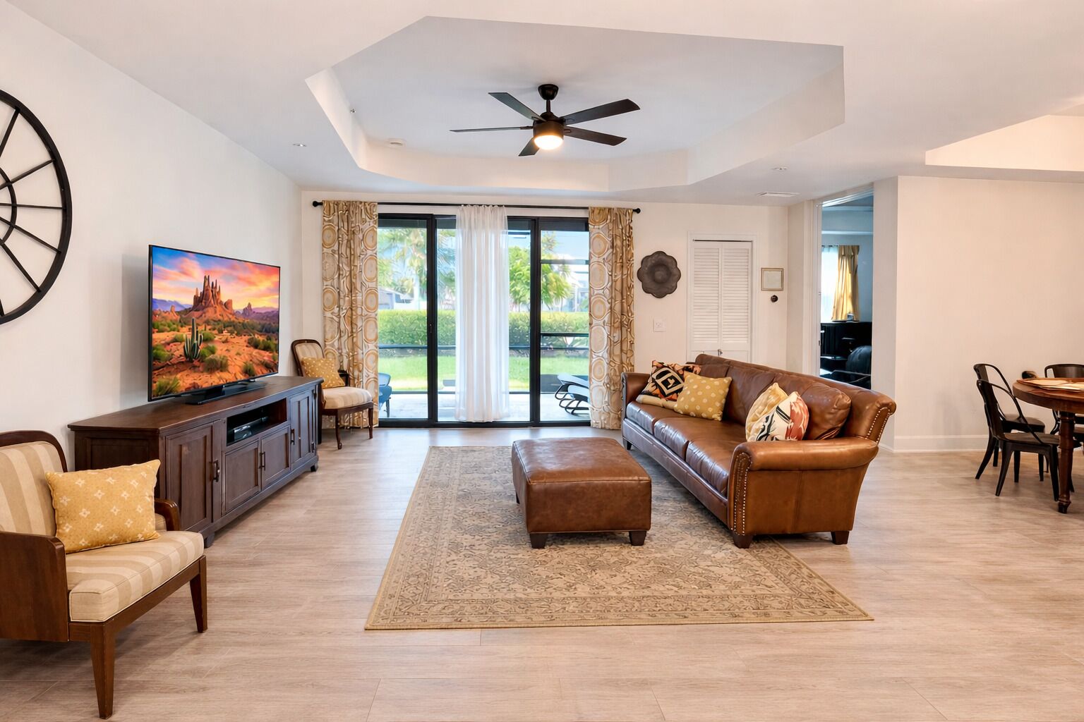 Smart TV, video games, DVD player, books