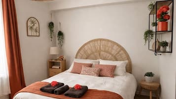 Free WiFi, bed sheets