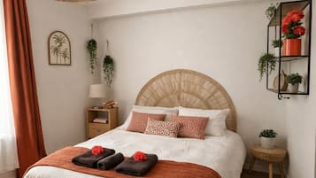 Free WiFi, bed sheets