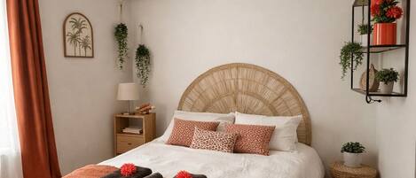 Wifi gratis y ropa de cama