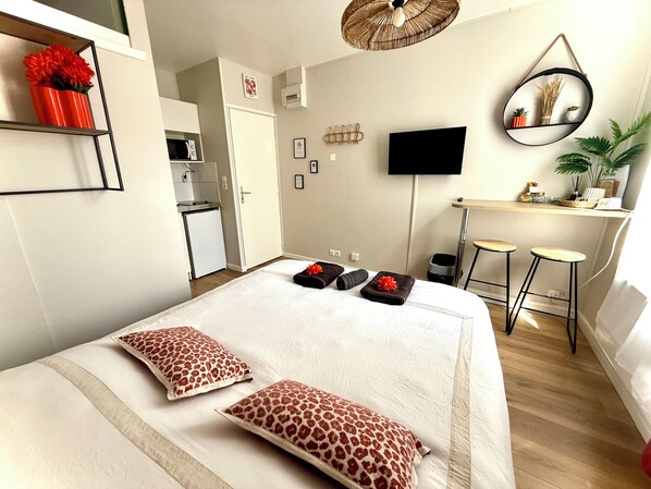 City-Studio, 1 Schlafzimmer, Nichtraucher | Wohnbereich