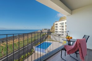 Appartement, balcon, vue océan | Terrasse/Patio