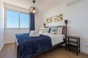 Appartement, balcon, vue océan