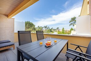 Family Condo, Pool View | Balcony - The Pine Flat with Pool at Furadouro (Ovar)