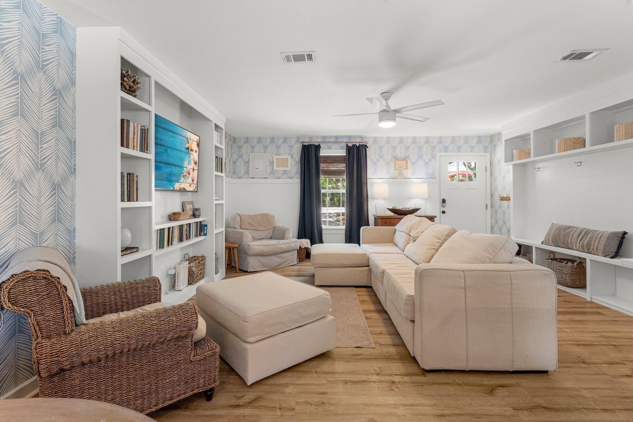 Ferienhaus, Mehrere Betten (Cottage Haven) | Wohnbereich