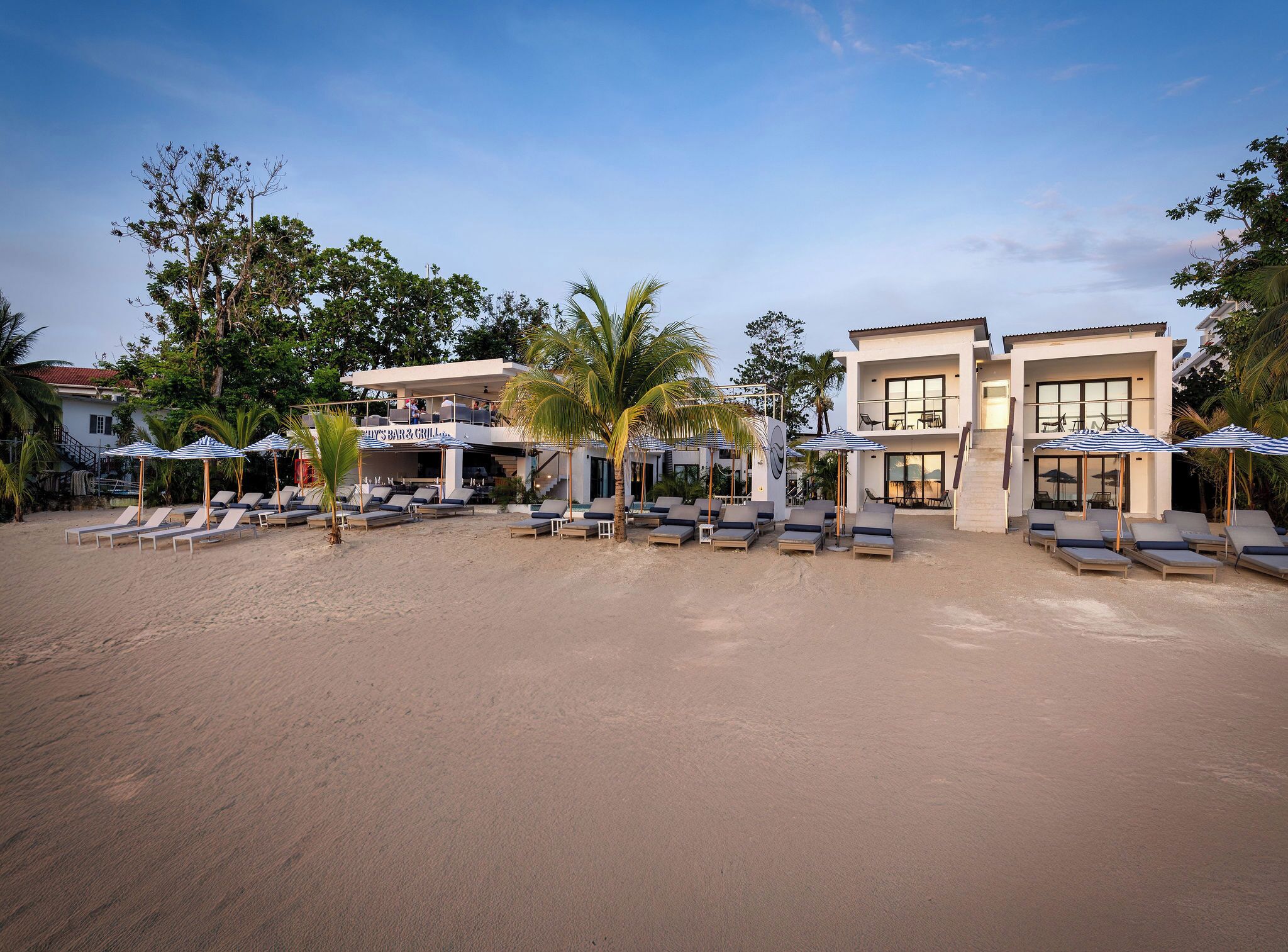 Vista a la playa o el mar