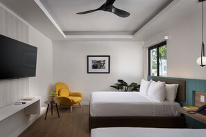 In-room safe, blackout curtains, free WiFi, bed sheets