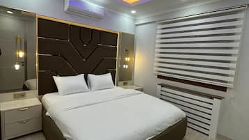 Dobbelt- eller tomannsrom – familie | Strykejern/-brett og wi-fi (inkludert)