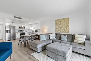 Condo, Multiple Beds (Surfside 219) | Living area - Surfside 219 (New Smyrna Beach)