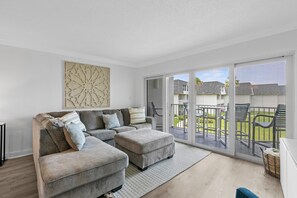 Condo, Multiple Beds (Surfside 219) | Living area - Surfside 219 (New Smyrna Beach)