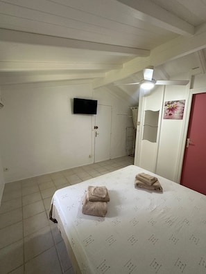 1 chambre, fer et planche à repasser, Wi-Fi, draps fournis
