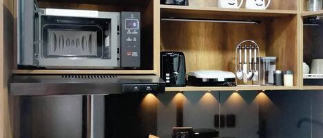 Business suite | Privékeuken | Een waterkoker, een broodrooster
