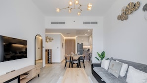 Apartemen Deluks, 2 kamar tidur, dapur, pemandangan kota | Area keluarga