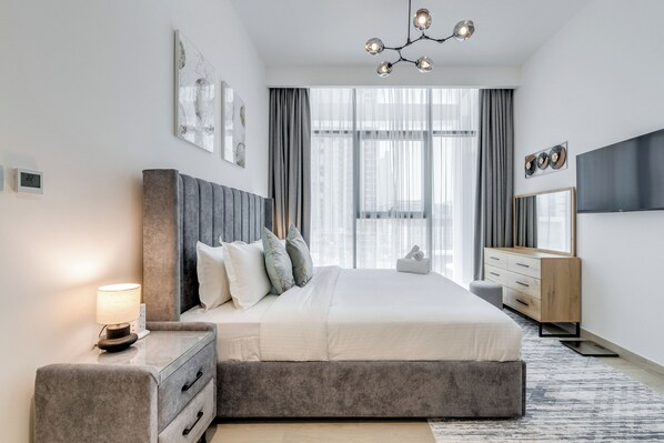 Deluxe Apartment, 2 Bedrooms, Kitchen, City View