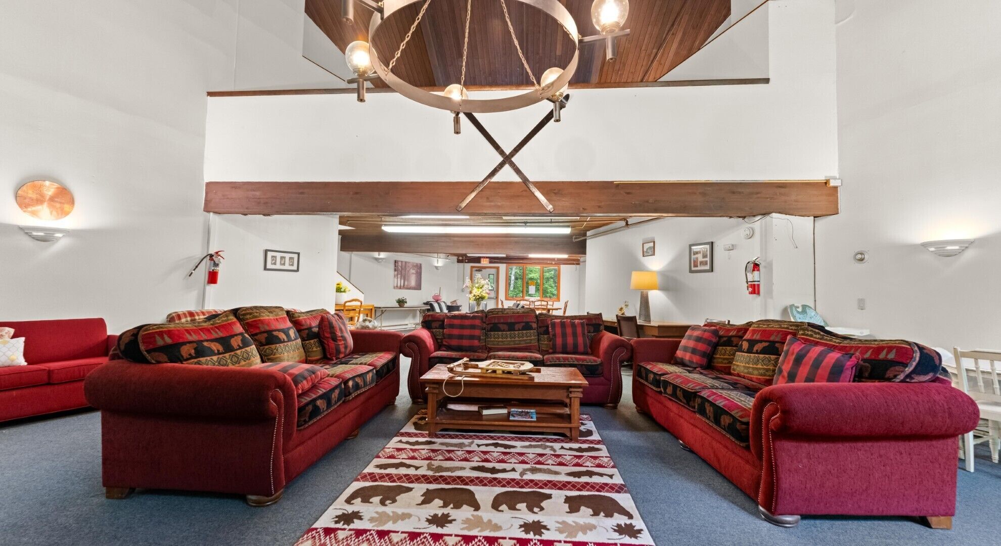 TV, fireplace, DVD player, table tennis