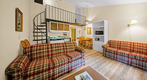 TV, fireplace, DVD player, foosball - Cozy Cabin Vibes | 1BR White Mountain Getaway (Stoneham)
