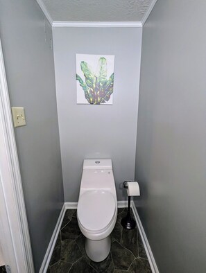 Towels, soap, toilet paper