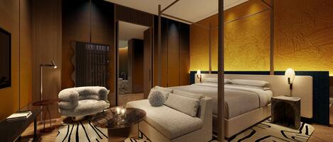 Suite, 1 Bedroom (Dining and Kitchen areas) | Down comforters, minibar, in-room safe, blackout drapes