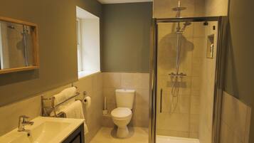 Shower, toilet paper