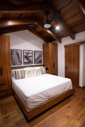 2 bedrooms, in-room safe, iron/ironing board, WiFi