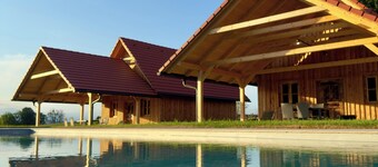 Wooden Nature Chalet with Pool & Terrace – Quiet Getaway in Styria