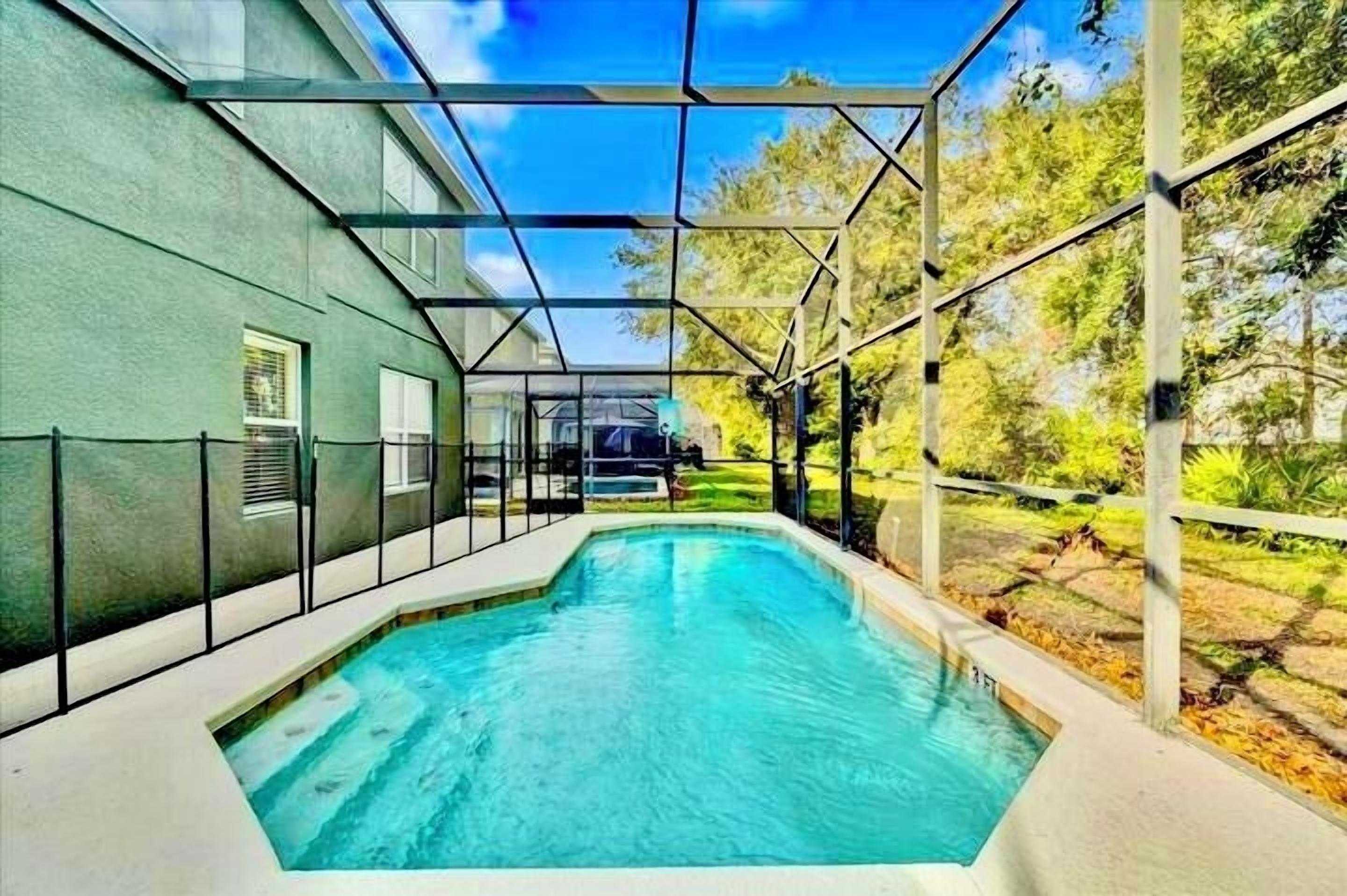 Una piscina climatizada