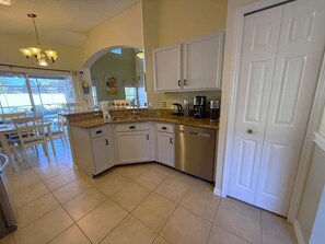 House, Multiple Beds, Pool Access, Pool View (Spacious 5-Bedroom Pool Villa) | Private kitchen | Coffee/tea maker