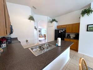House, Multiple Beds, Pool Access, Pool View (Southern Dunes Villa with Golf Course) | Private kitchen | Coffee/tea maker, electric kettle