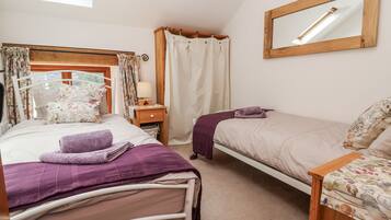 3 habitaciones, decoración personalizada y muebles diferentes