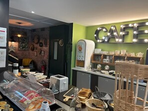 Daily buffet breakfast (EUR 12.50 per person)