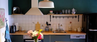Judie's garden in Schaalby