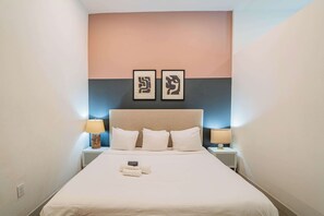 1 makuuhuone, silitysrauta/-lauta, Wi-Fi, vuodevaatteet