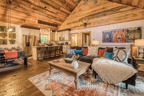 TV, lareira, videogames, escritórios