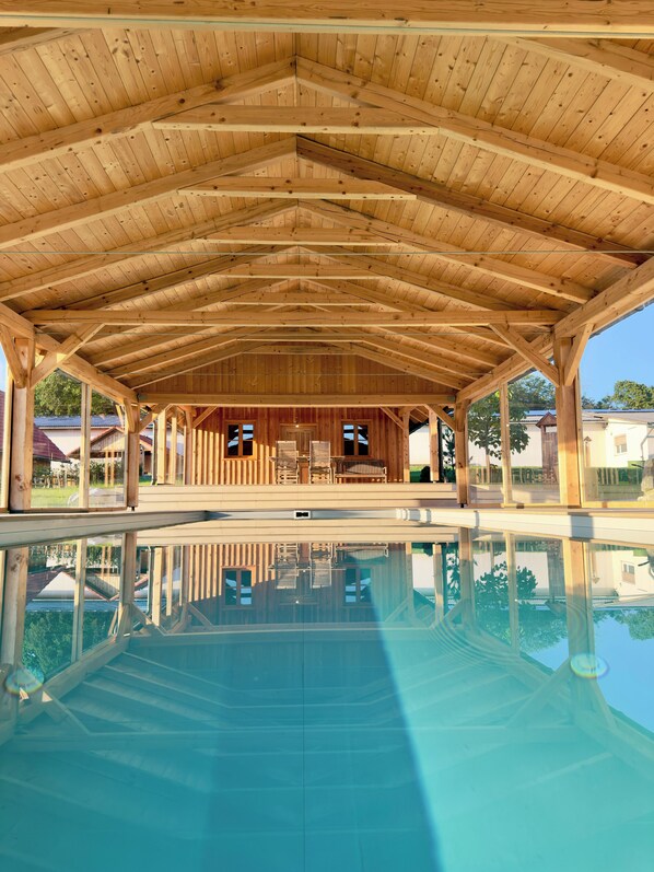 Piscine couverte, piscine chauffée